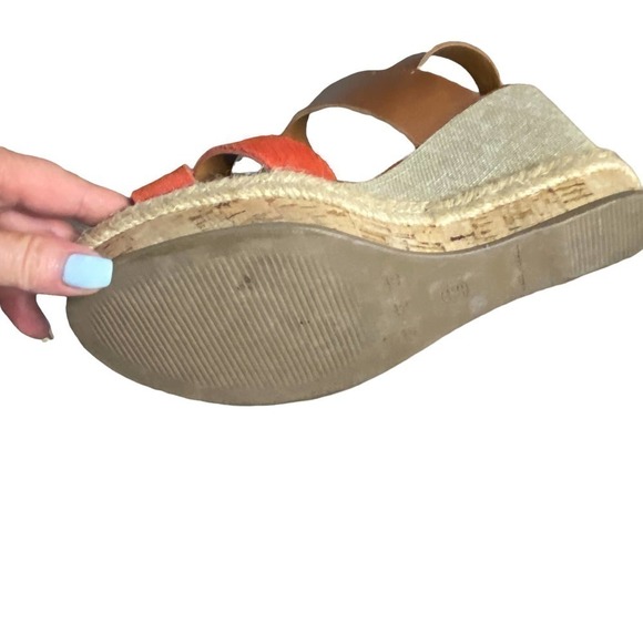 Sergio Zelcer Wedge Sandals Size USA 10 - Picture 5 of 7